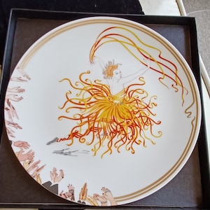 Erte limited edition decorative plate