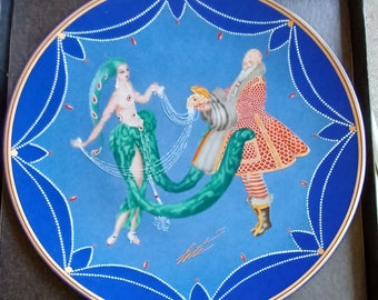 Erte limited edition decorative plate