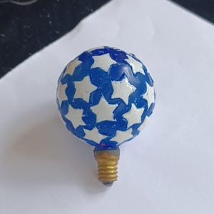 Vintage Christmas star Light bulb