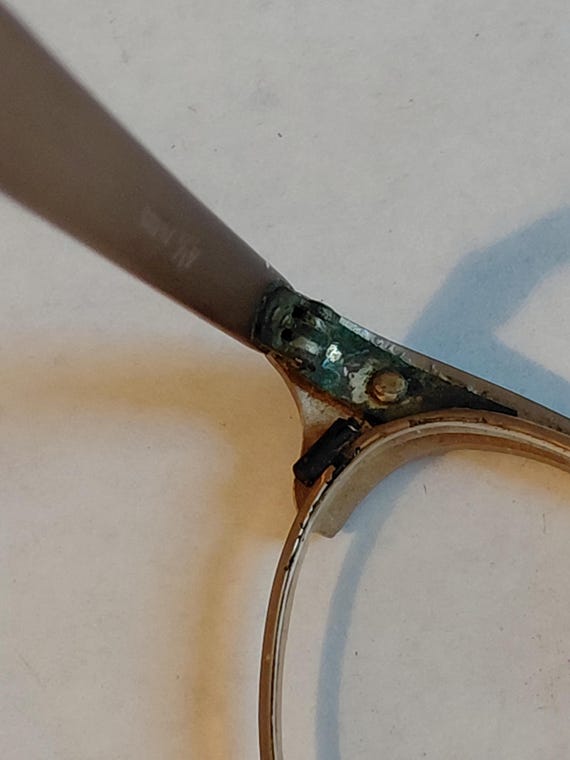 Vintage 12kt GF cat eye glasses - image 6