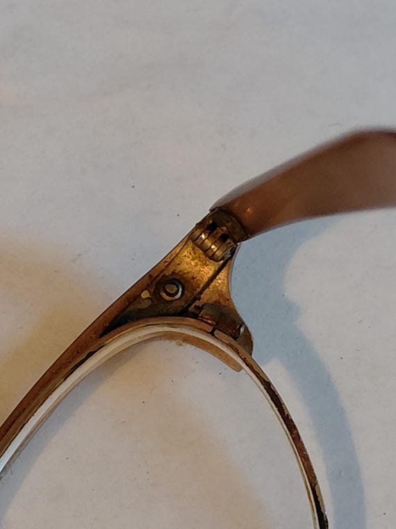 Vintage 12kt GF cat eye glasses - image 10