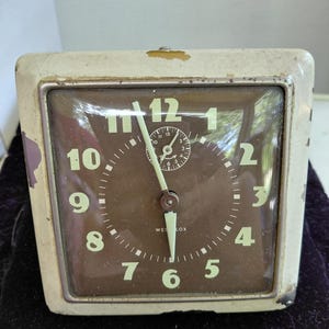 Vintage Art Deco Westclox Alarm Clock