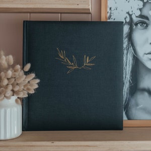 Photo Album - Large 13” x 12” Scrapbook Style for Multiple photo sizes 4x6, 5x7, 6x8, 8x10, 10x12 - Writing space for notes