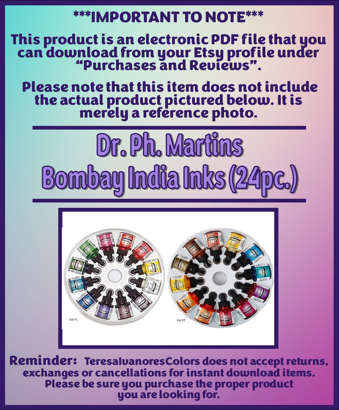 Dr. Ph. Martin's Bombay India Inks and Sets