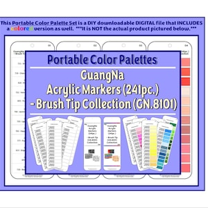 Digital PDF Guangna - 168-piece Combined With 5 Colors From