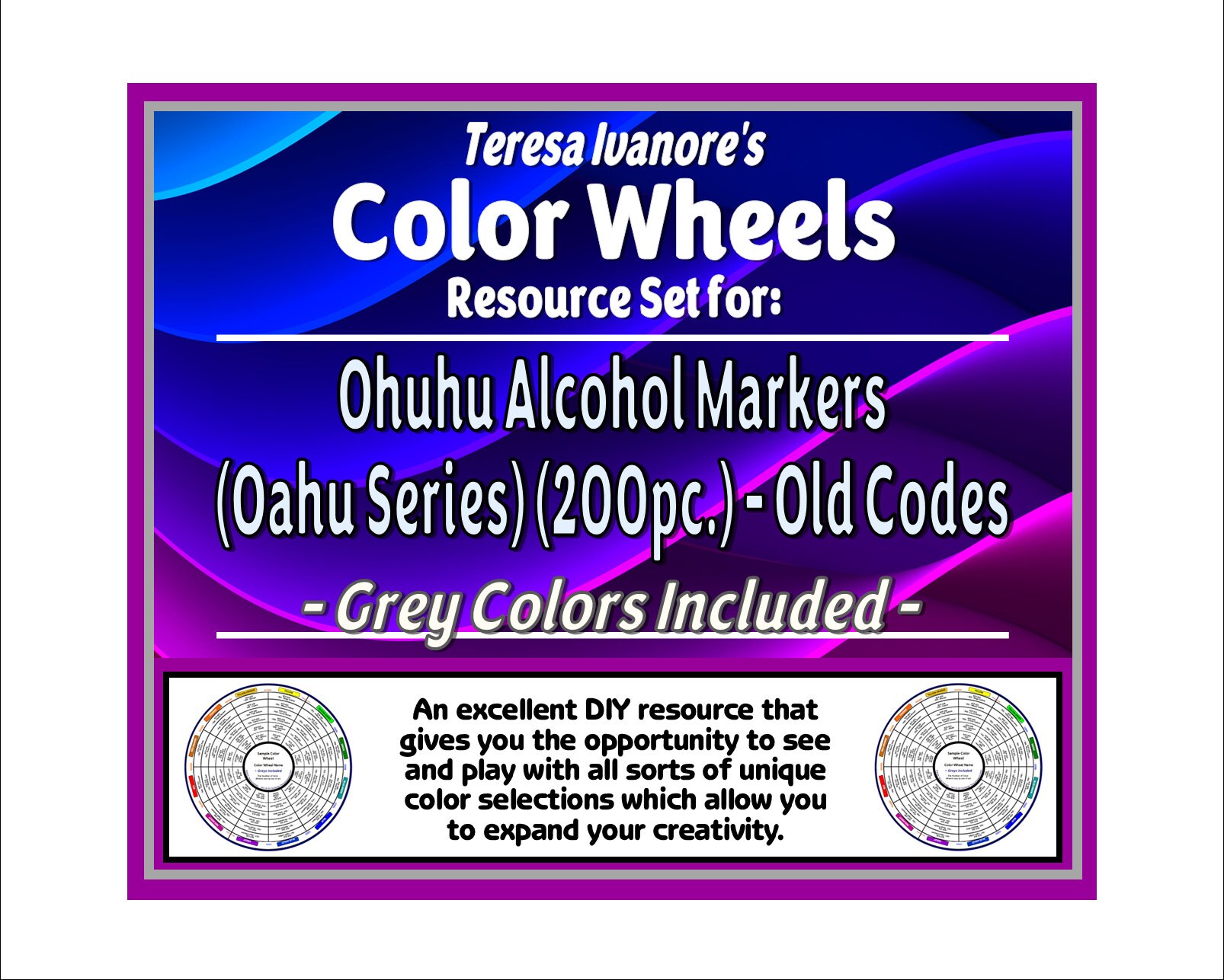 Ohuhu Chisel & Fine Markers (oahu Series) (200pc.) - (greytones