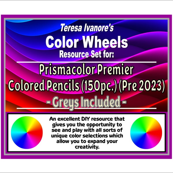 Prismacolor Premier Buntstifte (150 Stk.) - Grautöne inklusive - Farbrad-Set von Teresa Ivanore