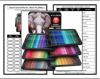 180 Kalour Swatch Chart - Etsy