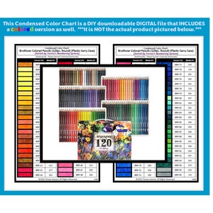 Condensed Color Chart For: Cezanne Professional Colored Pencils
