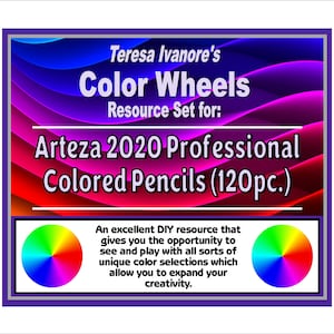 Arteza Colored Pencils (120pc.) - Professional - Color Wheel Set by Teresa Ivanore