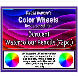 Derwent Watercolour Pencils (072pc.) - Color Wheel Set by Teresa Ivanore