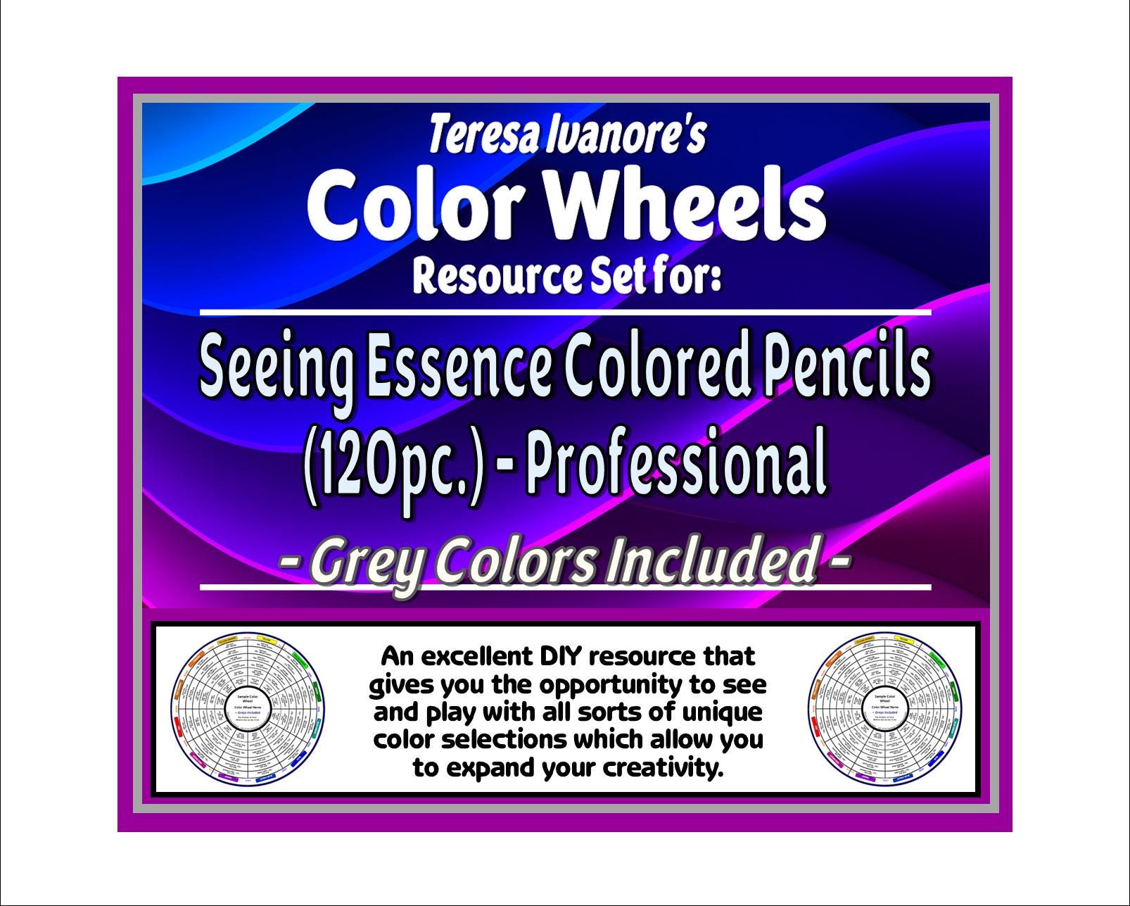 Seeing Essence Colored Pencils (120pc.) - Professional Oil Based