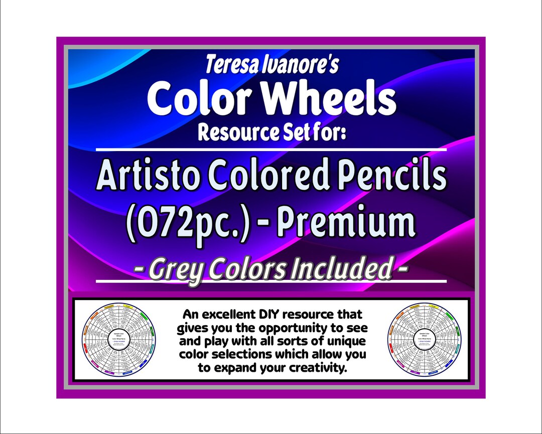 Artisto Colored Pencils (072pc.) - Premium - (greytones Included