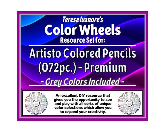 Artisto Colored Pencils (072pc.) - Premium - (greytones Included