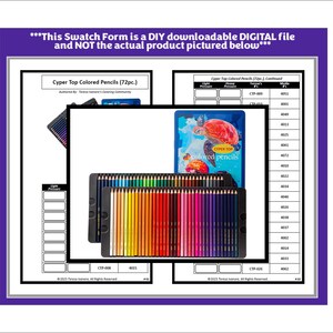Formato de muestra: Lápices de colores Cyper Top (0,72 piezas) (versión en blanco y negro)