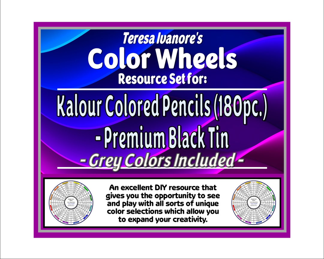 Kalour Colored Pencils (180pc) – Color Wheel Set by Teresa Ivanore - Etsy
