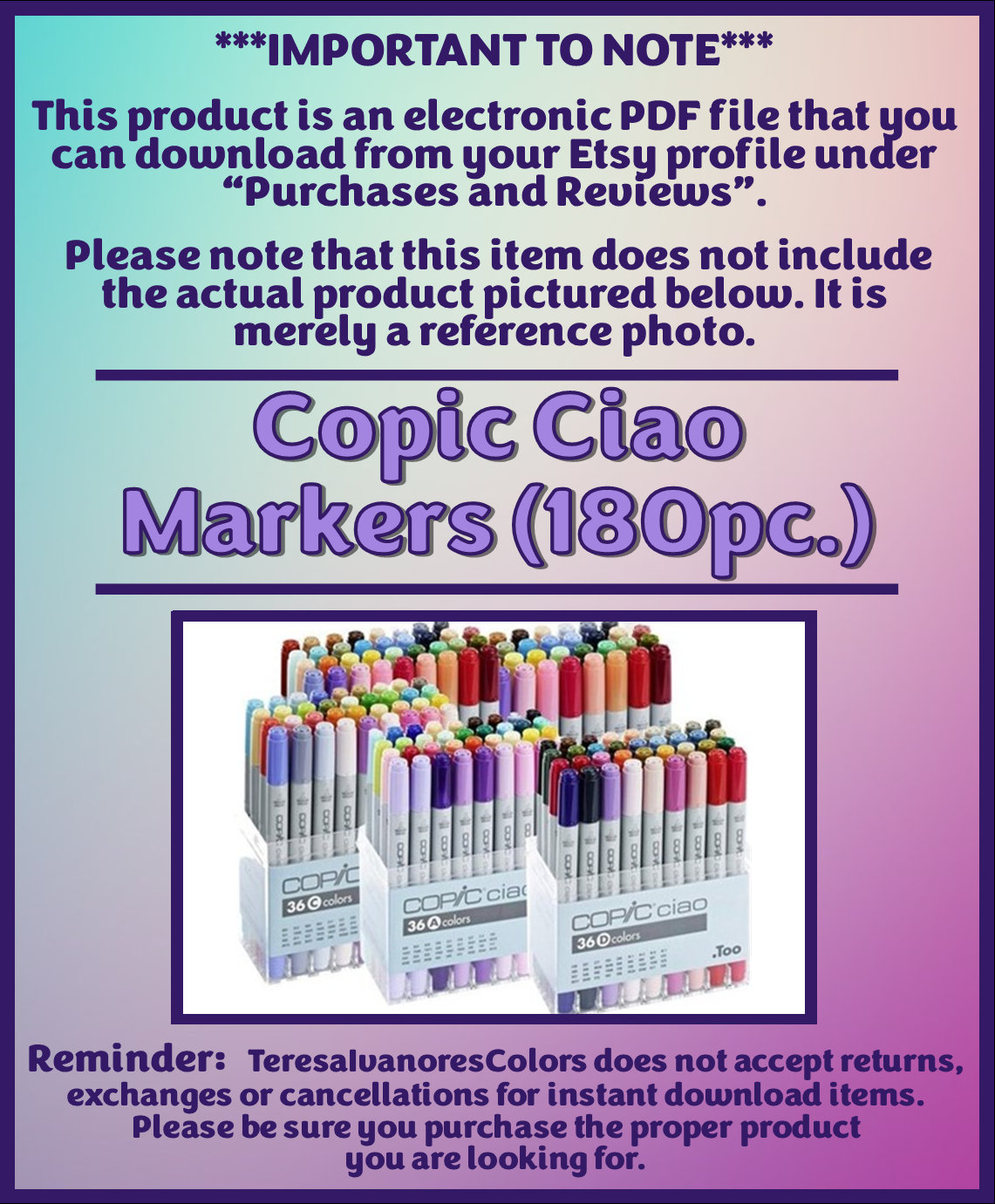 Swatch Form: Copic Ciao Markers (Black White Version) - Main Image