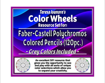 Faber-Castell Buntstifte - Polychromos (120stk.) - (Grautöne Enthalten) - Farbkreis Set von Teresa Ivanore