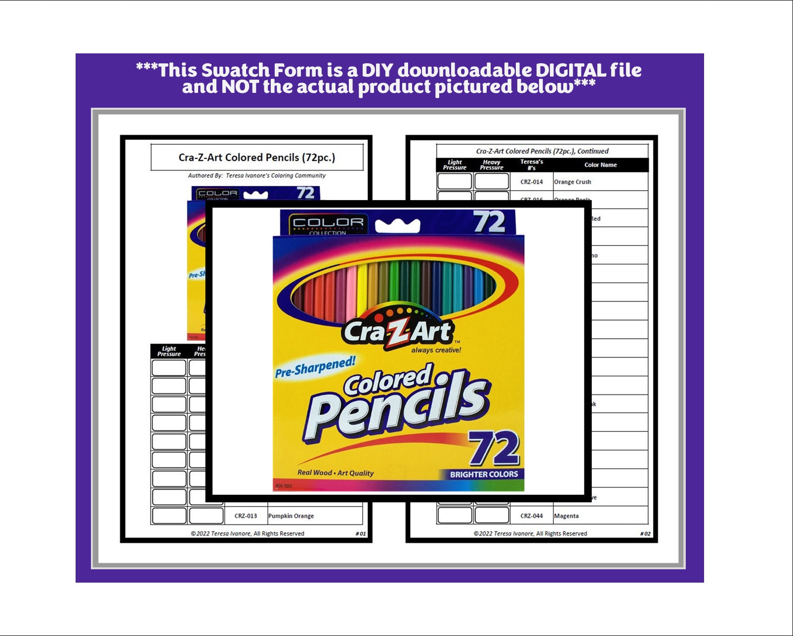 Soucolor 72ct Colored Pencil Set: Review & Swatch 