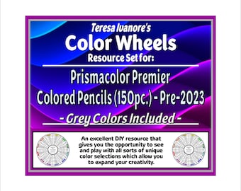 Prismacolor Premium Buntstifte (150stk.) - (Grautöne enthalten) - Farbkreisset von Teresa Ivanore