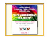 Teresa's Volume 02 - Prismacolor Color Combinations for Objects - Colored Workbook