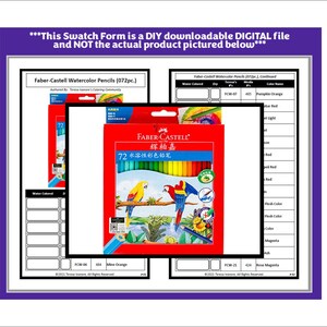 May include: A set of 72 Faber-Castell watercolor pencils in a red box with a parrot illustration. The box has the text "72 水溶性彩色铅笔" in Chinese characters. The pencils are arranged in a rainbow order. The box is labeled "Faber-Castell Watercolor Pencils (072pc.)".