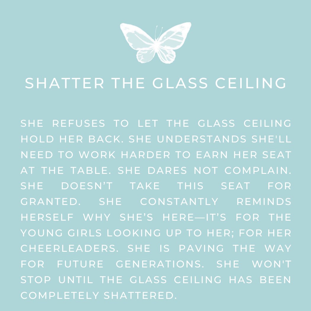 Shatter the Glass Ceiling Necklace Graduation Gift Women - Etsy Canada