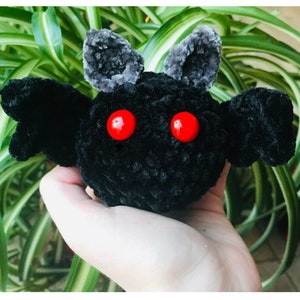 Mothman stress ball DIGITAL amigurumi pattern