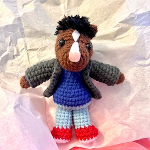 Bojack amigurumi crochet pattern DIGITAL