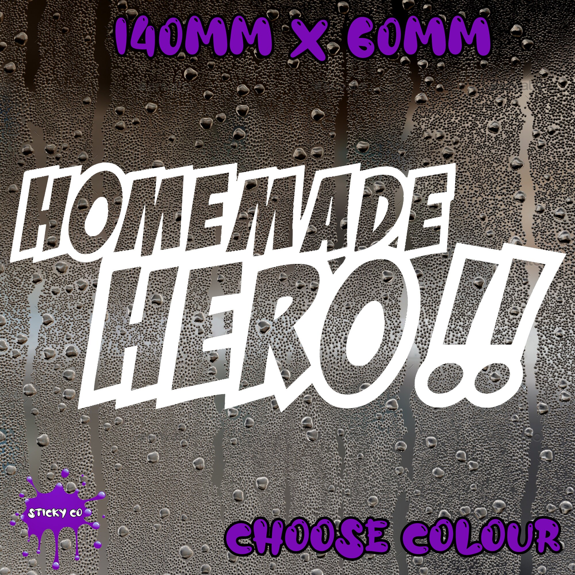 Home Made Hero Car Sticker Bumper Sticker Vinyl Decal Euro JDM Etsy