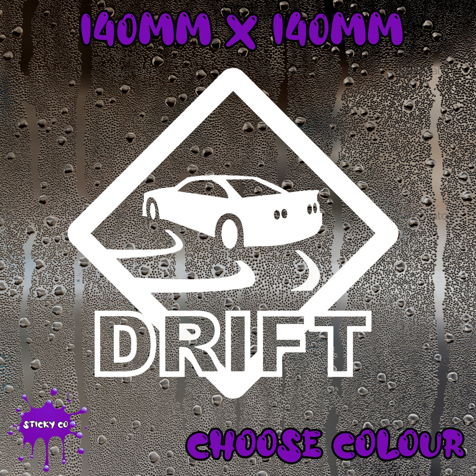 JDM Drift Car Sticker JDM Stickers Car Stickers Cool Etsy