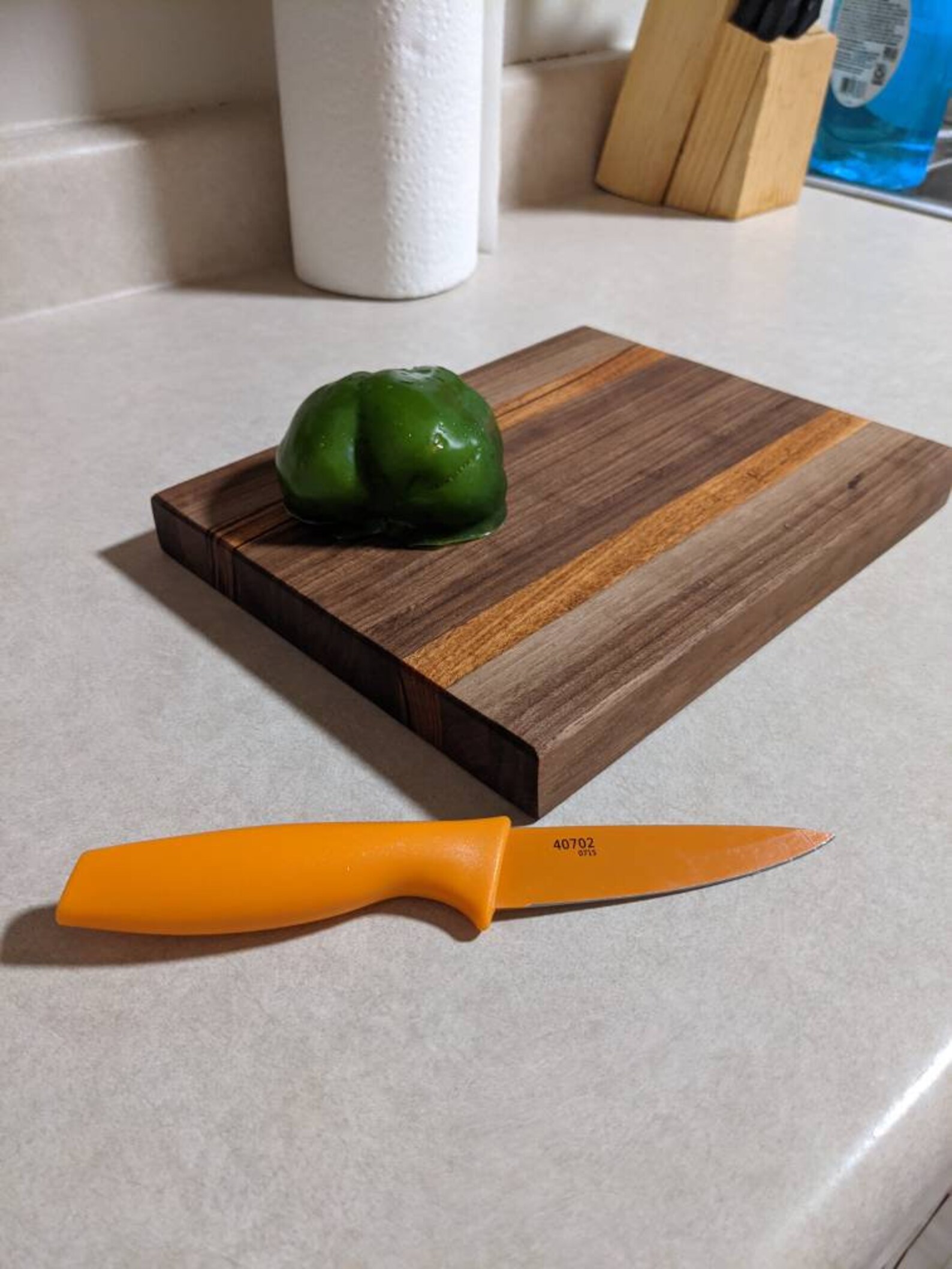 Handmade Wooden Cutting Board 8X10...Walnut and Etsy