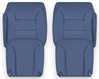 Navy Blue Vinyl Seat Cover: Chevy Tahoe, Suburban, Silverado (1995-1999) - Made in USA