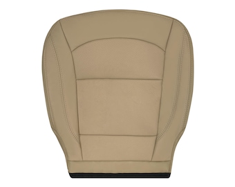2018 2019 Driver Base Seat Cover Fits Ford Explorer Limited Tan Perforated Vinyl