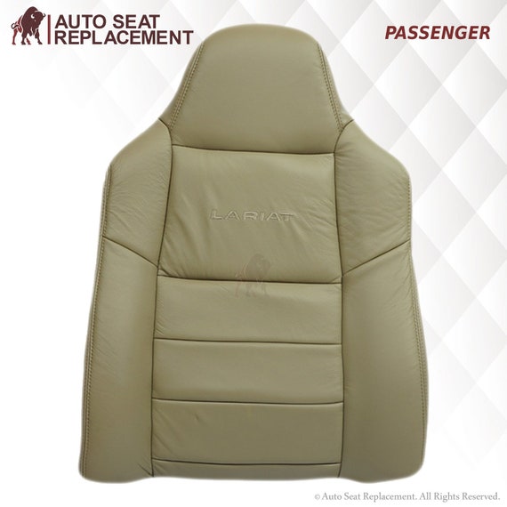 For 2011-2016 Ford F250 F350 Lariat – Perforated Seat Cover Set (Driver & Passenger) Tan