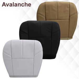 2007 2008 2009 2010 2011 2012 2013 2014 Chevy Avalanche Synthetic Leather (Vinyl) Replacement Seat Covers, Made in USA