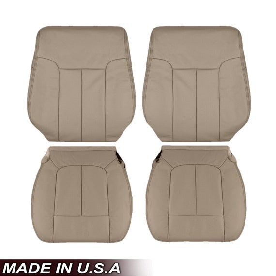 2007 Ford F150 Lariat Driver Bottom Leather Seat Cover Pebble Tan