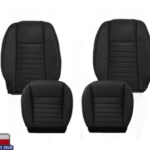 2005 2006 2007 2008 2009  Ford Mustang GT V8 Convertible Replacement Seat Cover in Dark Charcoal Black ( Made In USA)