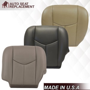 2003 2004 2005 2006 2007 Chevy Silverado Avalanche GMC Sierra Synthetic Leather OEM Replacement Seat Cover ( Made In USA)