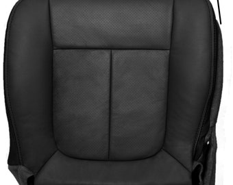 Soillar Front Perforated Leather Seat Cover Set For 2009-2014 Ford F-150 Lariat – Black – OE Spec