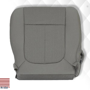 For 2009 2010 Ford F150 XLT Driver Or Passenger Bottom Replacement Seat Cover Gray Cloth (Made in USA)