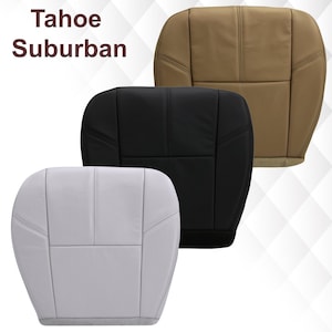 2007 2008 2009 2010 2011 2012 2013 2014 Chevy Tahoe Suburban Replacement Synthetic Leather Seat Covers (Vinyl), Made in USA