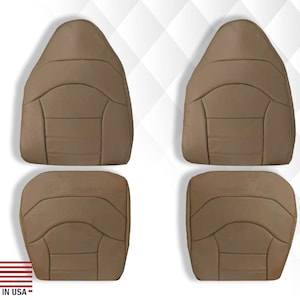 1999 Ford F250 F350 XLT Prairie Tan Vinyl Replacement Seat Cover (Made in USA)