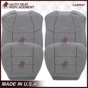 2002 2003 2004 2005 2006 2007 Ford F250/F350/F450/F550 Lariat Extended Cab Seat Cover, Genuine Leather Replacement Seat Cover (Made In USA)