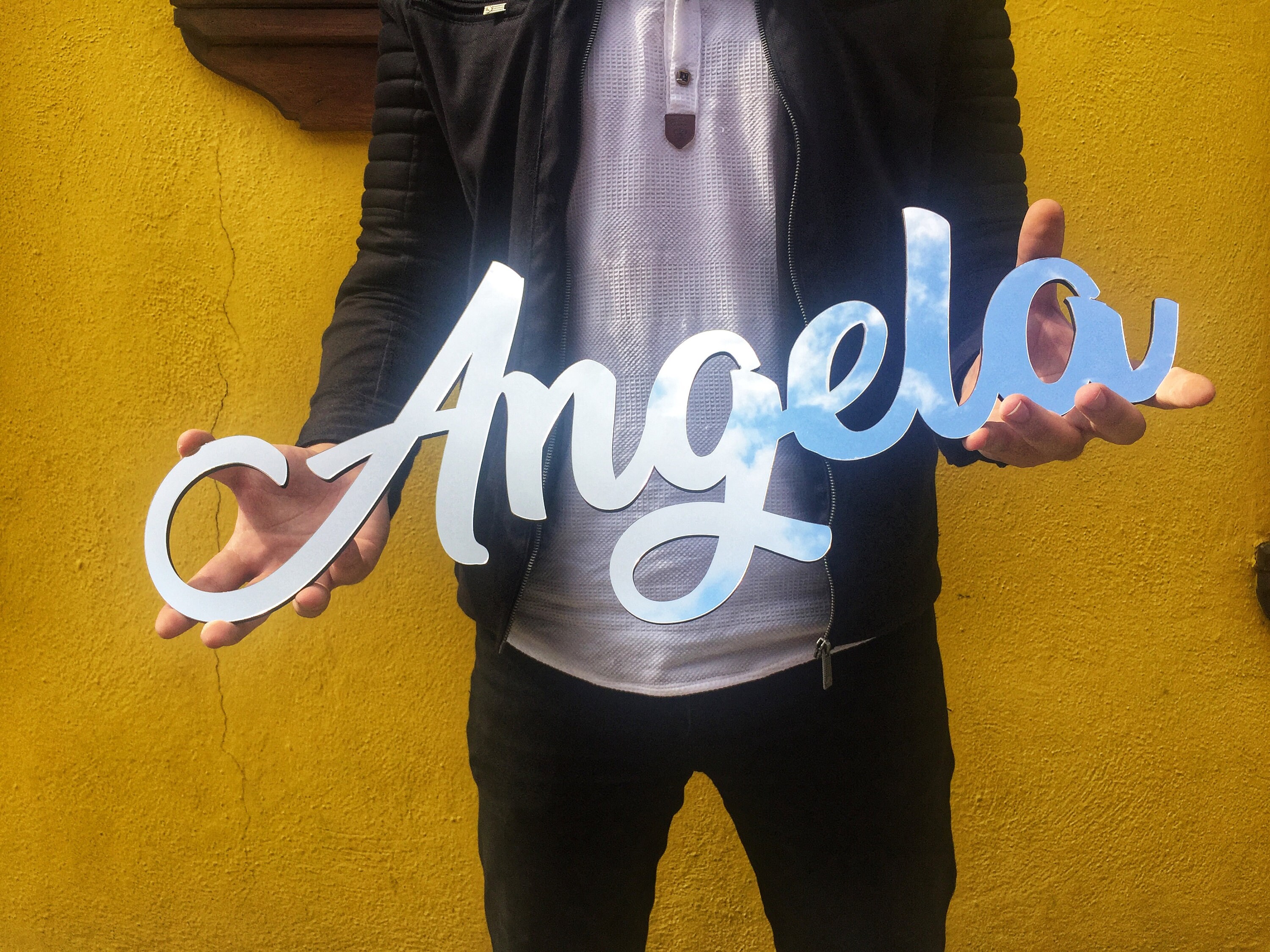 Personalized Acrylic Name Mirror Name Custom Baby Name Etsy