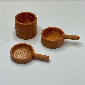 1/10 Scale 3D Printed Camping Pan Set – Custom Accessories for RC Cars, Trucks, and Scale Models