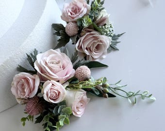 Hochzeitstorte Topper Blumen künstliche Hochzeiten Blumentorte Arrangement Set x 2