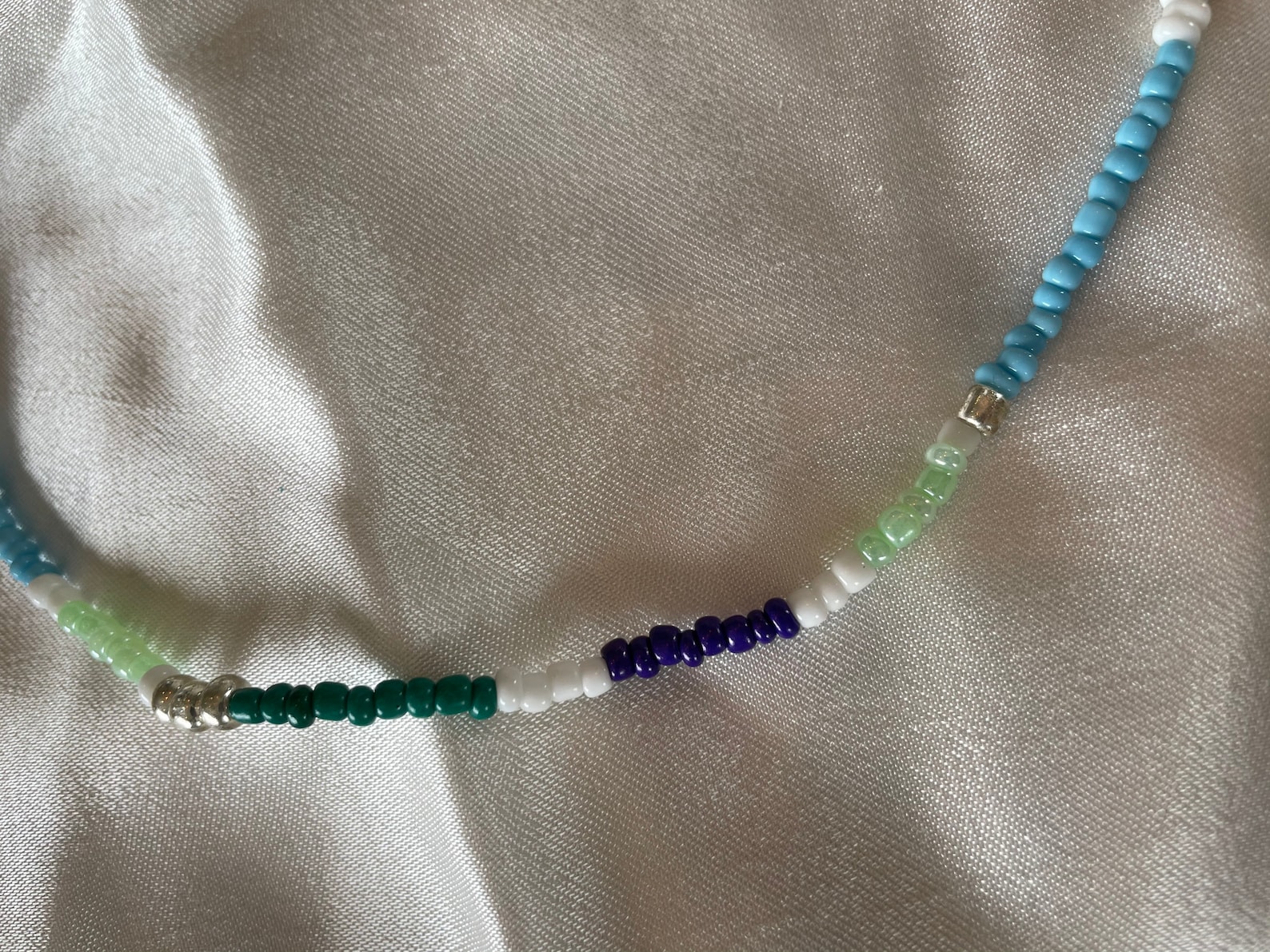 Collier en perles de rocailles Etsy