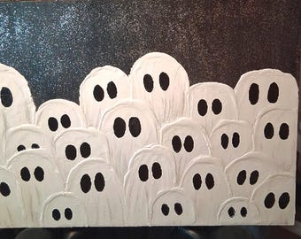 Ghost Textured Painting Wall Decor