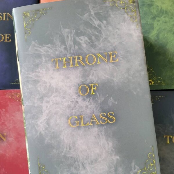 Throne of Glass Dust Jacket Set Etsy